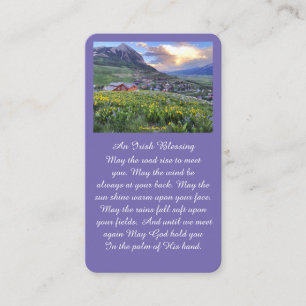 Life Celebration Memorial Funeral Card