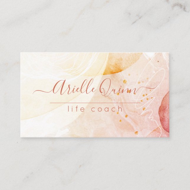 Life Coach Business Card (Front)