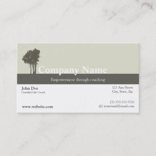 Life Coach Business Card
