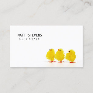 Life Coach  Business Card Cute Chicks