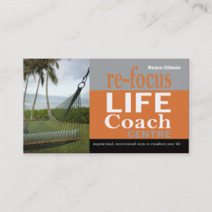 Life Coach Centre Personal Goals Motivational Business Card