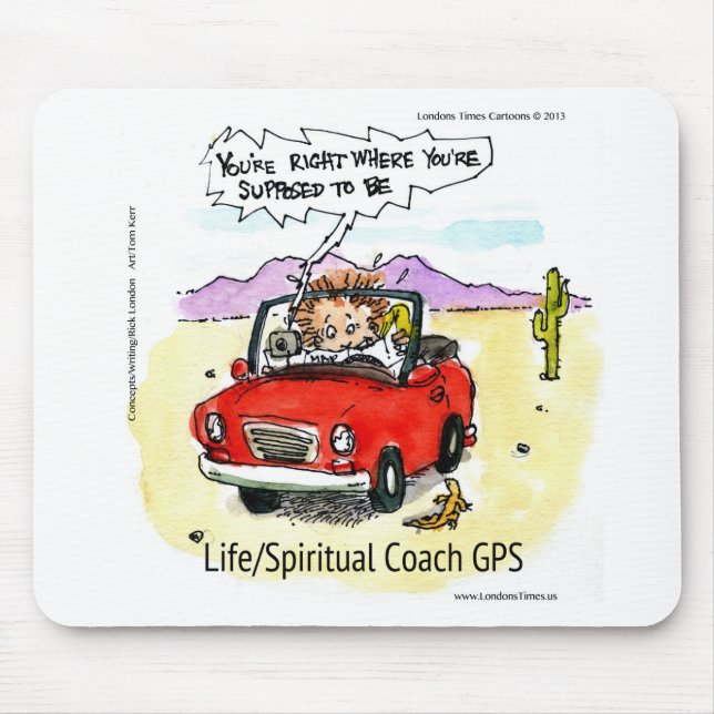 Life Coach GPS Mouse Pad (Front)