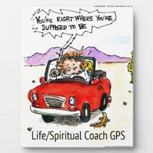 Life Coach GPS Plaque