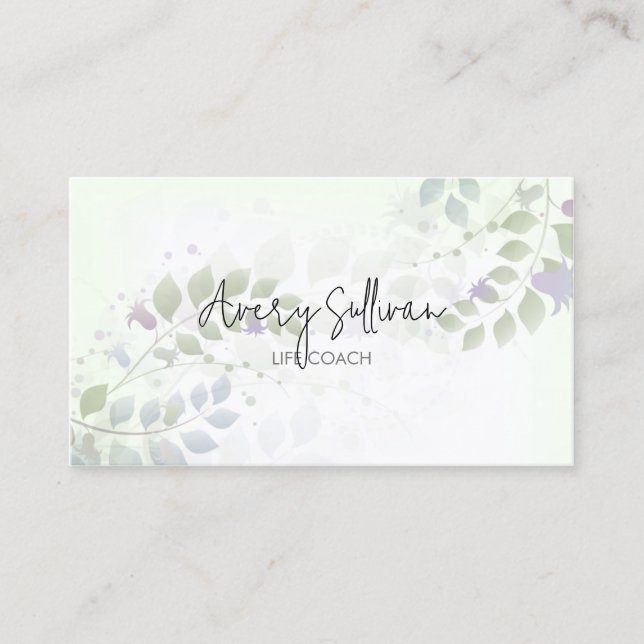 Life Coach Personal Help  Business Card (Front)