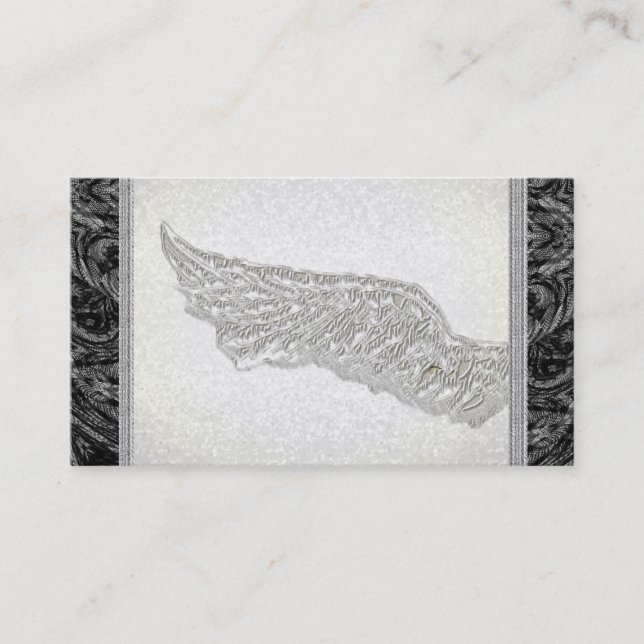 Life Coach Spiritual Angel Wing  business cards (Front)
