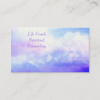 Life Coach Spiritual Counseling Business Cards