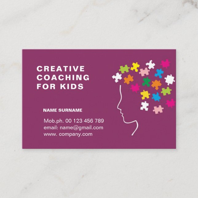 Life Coaching Business Card (Front)