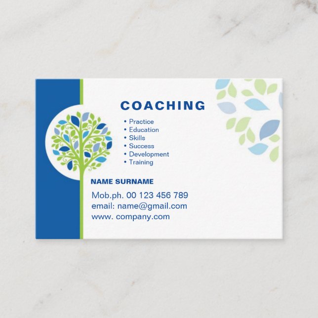 Life Coaching Business Card (Front)
