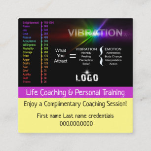 Life Coaching Business Cards
