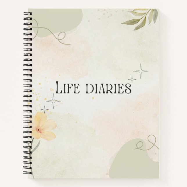 Life Diaries Notebook (Front)