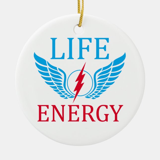 Life energy ceramic tree decoration (Front)