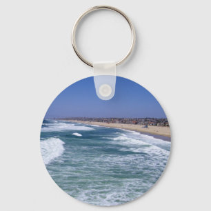 Life Enjoyment - Hermosa Beach California Key Ring