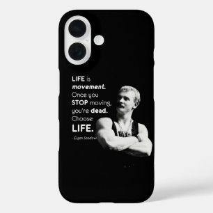 Life - Eugen Sandow Bodybuilding Motivational iPhone 16 Case