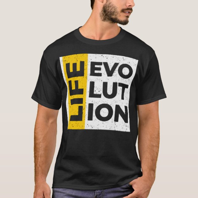 Life evolution T-Shirt (Front)