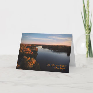 Life Falls into Place Card
