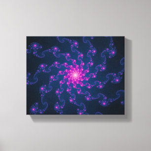 Life Flower Fractal Art Canvas Print