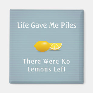 Life Gave Me Piles Magnet