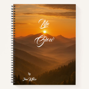 Life glow for the writer and note taker notebook