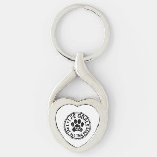 Life Goal Pet All The Dogs Key Ring