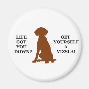 Life Got You Down? Get Yourself A Vizsla! Magnet