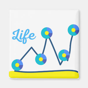 Life Graphic. COLOR OF THE YEAR 2021 ILLUMINATING Magnet