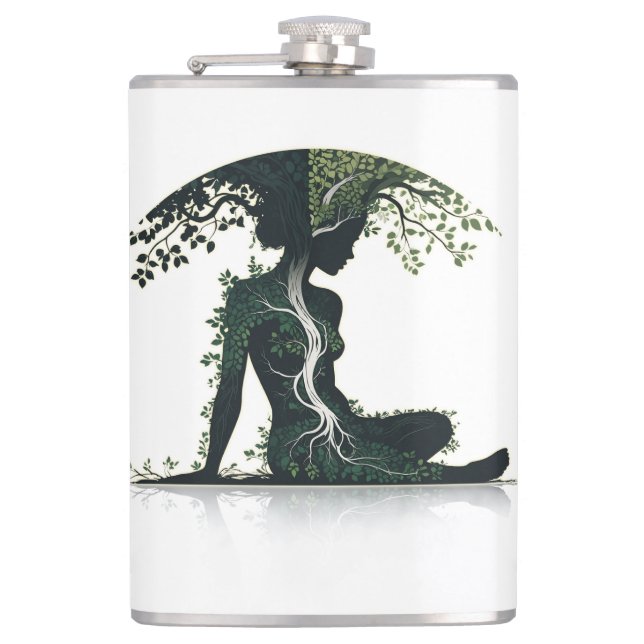 Life & Growth Hip Flask (Front)