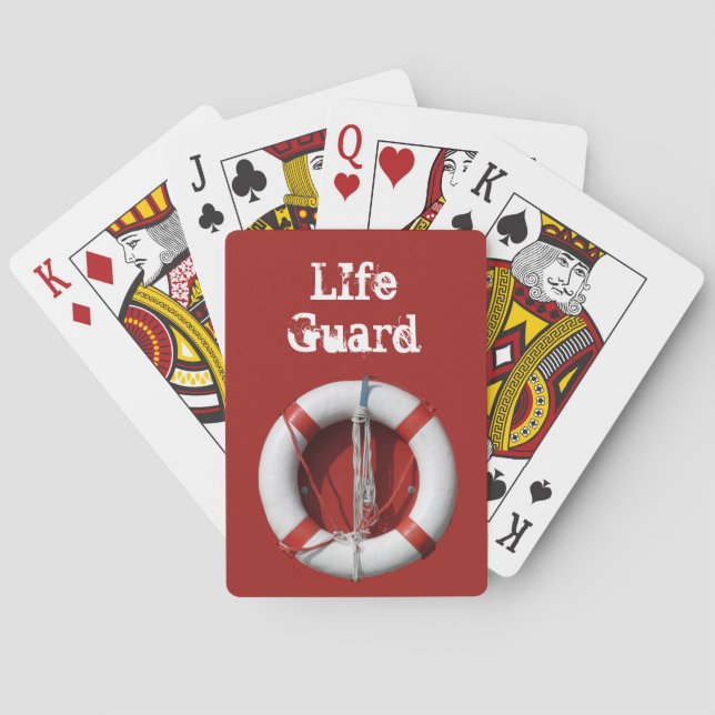 LIfe Guard Playing Cards (Back)