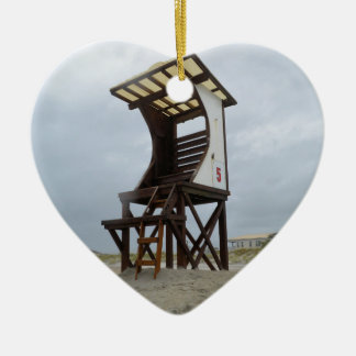 Life Guard Stand Wrightsville Beach NC Ceramic Ornament