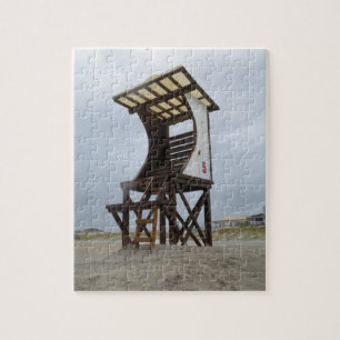Life Guard Stand Wrightsville Beach NC Jigsaw Puzzle