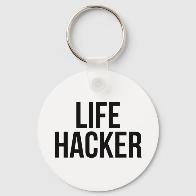 Life Hacker Key Ring (Front)