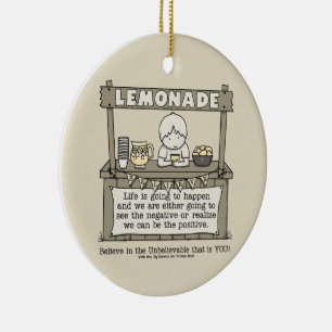 Life Happens Ceramic Ornament
