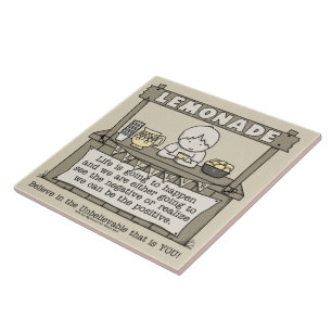 Life Happens Ceramic Tile