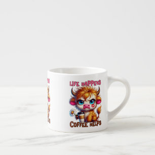 Life Happens Coffee Helps  Espresso Cup