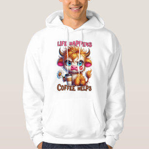 Life Happens Coffee Helps  Hoodie