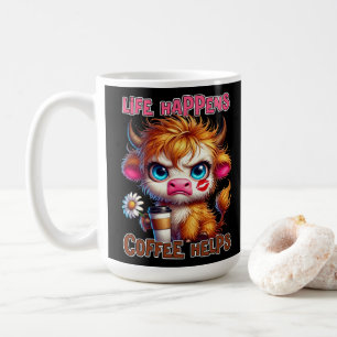 Life Happens Coffee Helps  Mug