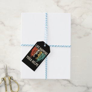 Life Happens Yoga Helps Gift Tags
