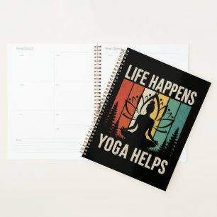 Life Happens Yoga Helps  Planner