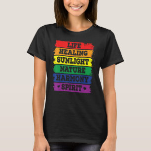 Life Healing Sunlight Nature Harmony Spirit Lgbt Q T-Shirt