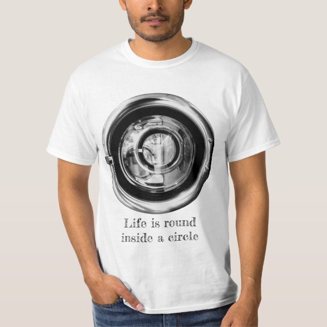 Life in a Circle – Conceptual T-Shirt (Front)