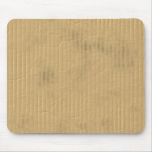 Life in a Grungy Dirty Beat-up Worn Cardboard Box Mouse Pad