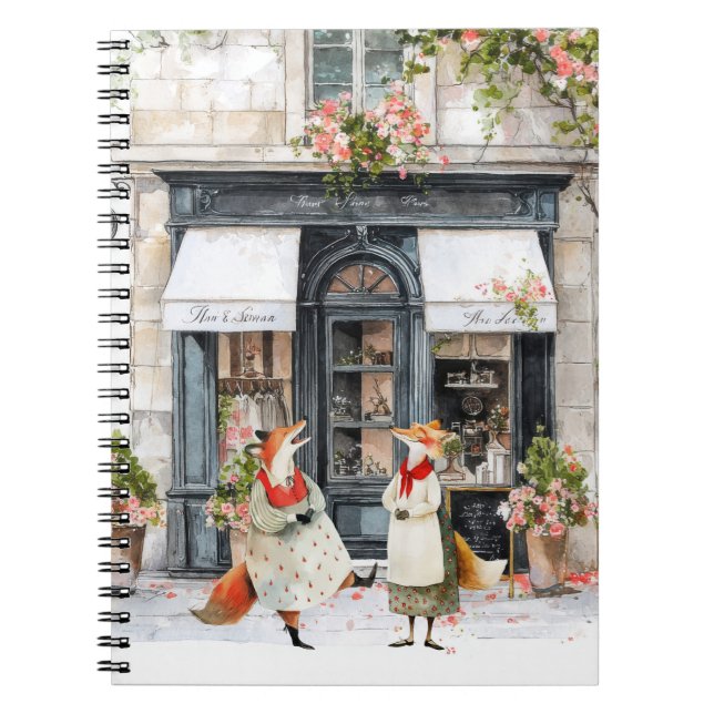 Life in Fox Town Series - Silly Jokes Notebook (Front)