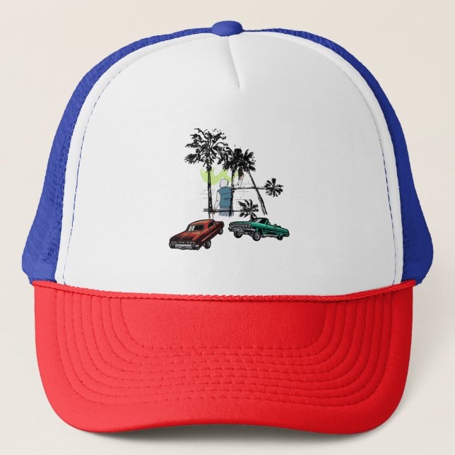 Life In LA Streets Trucker Hat (Front)