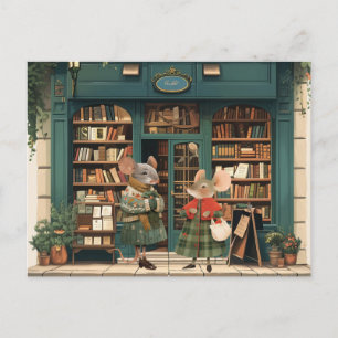 Life in Mice Town - Aunt Tiff & Mrs. Blume Postcard