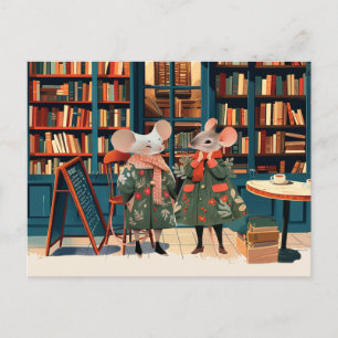 Life in Mice Town - Booklovers Chitchat Postcard
