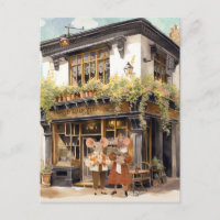 Life in Mice Town - Childhood Friends Postcard