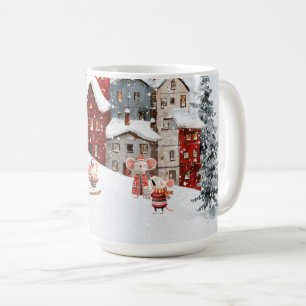 Life in Mice Town - It's Winter! Coffee Mug