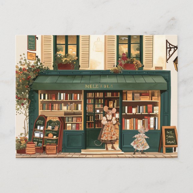 Life in Mice Town - Little Ms. Elody Postcard (Front)