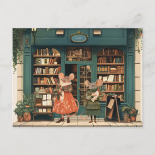 Life in Mice Town - Ms. Otis & Ms. Luna Postcard
