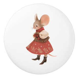 Life in Mice Town Series # 5 Ceramic Pull