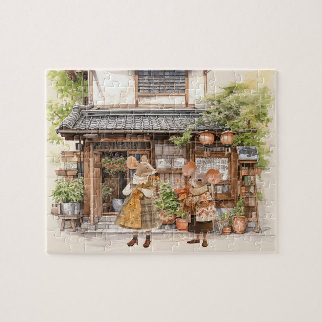 Life in Mice Town Series Jigsaw Puzzle (Horizontal)